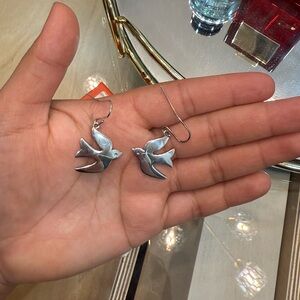 James Avery Silver Bird Earrings